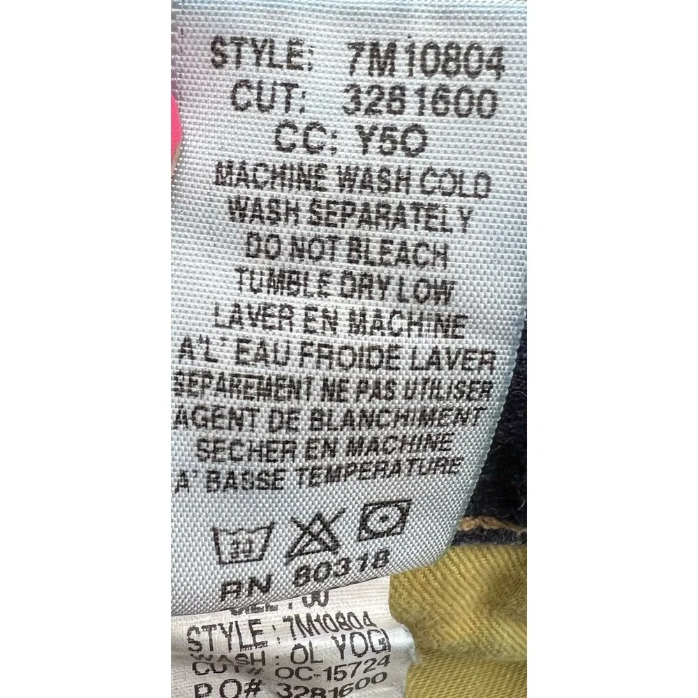 Lucky Brand Vintage Straight Jeans Mens‎ 36x32 ACTUAL 37x29 Denim Dark Wash